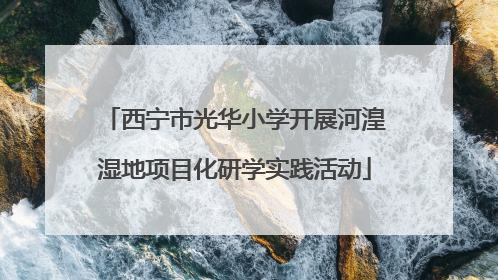 西宁市光华小学开展河湟湿地项目化研学实践活动