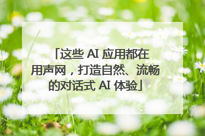 这些 AI 应用都在用声网，打造自然、流畅的对话式 AI 体验