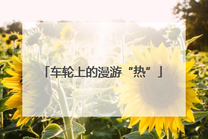 车轮上的漫游“热”