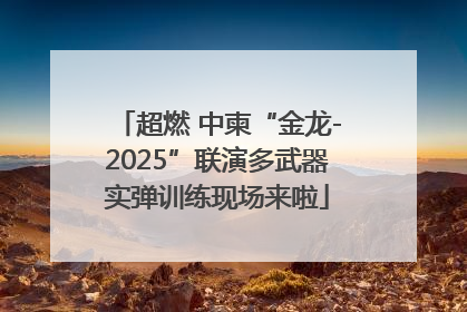 超燃 中柬“金龙-2025”联演多武器实弹训练现场来啦