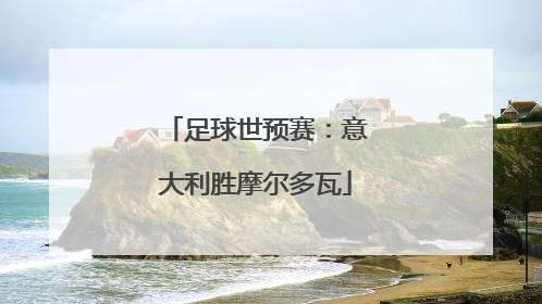 足球世预赛：意大利胜摩尔多瓦