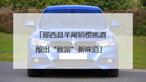 郧西县羊尾镇樱桃酒酿出“致富”新味道