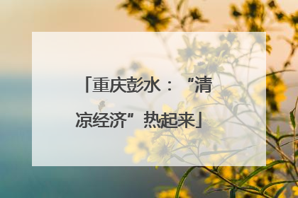 重庆彭水：“清凉经济”热起来