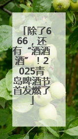 除了666，还有“酒酒酒”！2025青岛啤酒节首发燃了