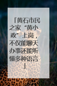 黄石市民之家“黄小政”上岗，不仅能聊天办事还能听懂多种语言