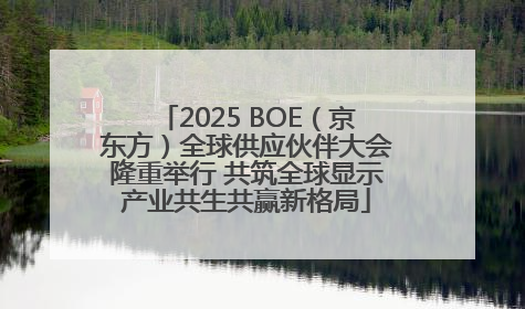 2025 BOE（京东方）全球供应伙伴大会隆重举行 共筑全球显示产业共生共赢新格局