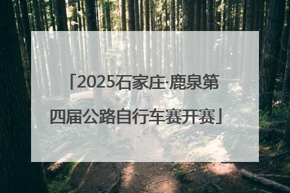 2025石家庄·鹿泉第四届公路自行车赛开赛