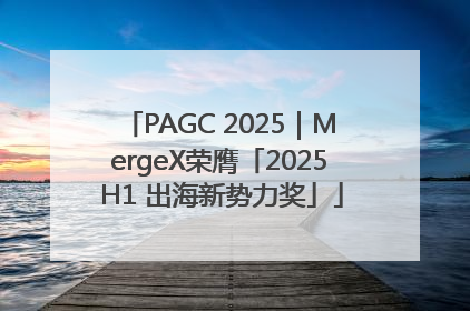 PAGC 2025｜MergeX荣膺「2025 H1 出海新势力奖」